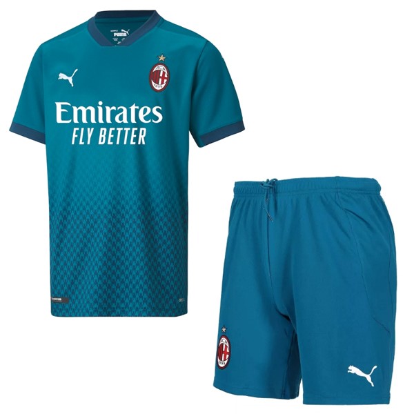 Camiseta AC Milan 3ª Niño 2020 2021 Azul